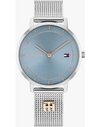 Tommy Hilfiger - Carnation Gold-plated Mesh Strap Watch - Lyst