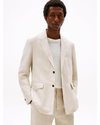 Tommy Hilfiger - Pure Linen Single Breasted Blazer - Lyst