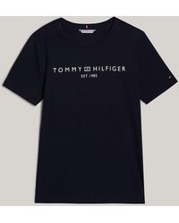 Tommy Hilfiger - Adaptive Signature Logo Crew Neck T-shirt - Lyst