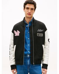 Tommy Hilfiger - Veste De Survêtement En Pure Laine - Lyst