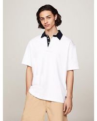 Tommy Hilfiger - Polo de rugby Classics con corte oversize - Lyst