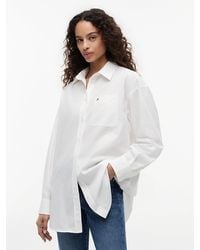 Tommy Hilfiger - Oversized Fit Poplin Shirt - Lyst