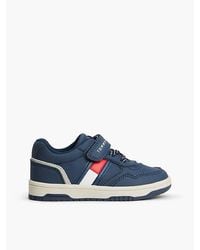 Tommy Hilfiger - Flecked Lace Logo Strap Trainers - Lyst