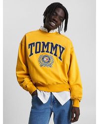 Tommy Hilfiger - College Boxy Fit Sweatshirt Met Logo - Lyst