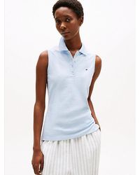 Tommy Hilfiger - Polo Sin Mangas 1985 De Corte Slim - Lyst