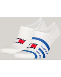 Tommy Hilfiger - 2-pack Stripe Footie Socks - Lyst