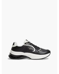 Tommy Hilfiger - Th Monogram Leather Chunky Trainers - Lyst