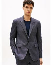 Tommy Hilfiger - Wool Blend Twill Regular Fit Blazer - Lyst