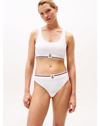 Tommy Hilfiger - Perizoma A Coste Con Stemma Th - Lyst