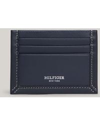 Tommy Hilfiger - Prep Classics Leather Credit Card Holder - Lyst