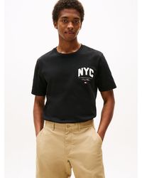Tommy Hilfiger - Athleisure Logo Appliqué T-shirt - Lyst