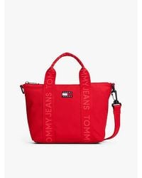 Tommy Hilfiger - Essential Crossbody-Tas Met Repeat Logo - Lyst