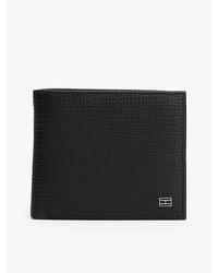 Tommy Hilfiger - Leren Bifold Portemonnee Met Hilfiger-Vlag - Lyst