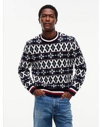 Tommy Hilfiger - Fair Isle Wool Blend Jumper - Lyst