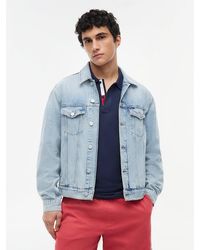 Tommy Hilfiger - Ryan Colour-Blocked Vintage Denim Trucker Jacket - Lyst