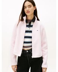 Tommy Hilfiger - Teddy Fleece Zip-Thru Jacket - Lyst
