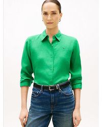 Tommy Hilfiger - Relaxed Fit Pure Linen Shirt - Lyst