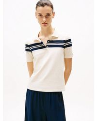 Tommy Hilfiger - Gestreept Slim Fit Poloshirt - Lyst