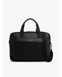 Tommy Hilfiger - Laptoptas Met Metalen Logo - Lyst