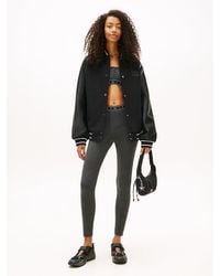 Tommy Hilfiger - Logo Tape Slim Full Length Leggings - Lyst
