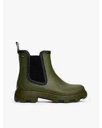 Tommy Hilfiger - Knöchelhoher Regenstiefel Mit Warmem Futter - Lyst