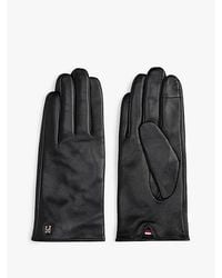 Tommy Hilfiger - Chic Lederhandschuhe Mit Th-Monogramm-Emblem - Lyst