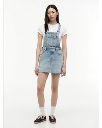 Tommy Hilfiger - Vintage Denim Mini-Dungaree-Jurk - Lyst