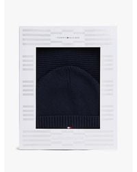 Tommy Hilfiger - Set De Regalo De Gorro Y Bufanda - Lyst