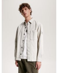 Tommy Hilfiger - Twill Relaxed Fit Overshirt - Lyst
