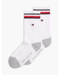 Tommy Hilfiger - 2 Pack Global Stripe Ribbed Socks - Lyst