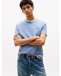 Tommy Hilfiger - T-Shirt Met Ronde Hals En Tommy-Badge - Lyst
