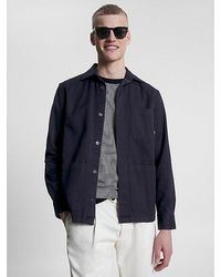Tommy Hilfiger - Twill Relaxed Fit Shirtjack - Lyst