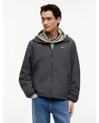 Tommy Hilfiger - Packable Ripstop Relaxed Hooded Jacket - Lyst