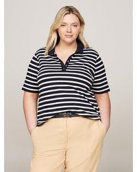Tommy Hilfiger - Curve 1985 Collection Stripe Slim Polo - Lyst