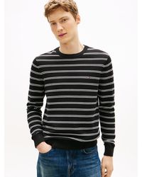 Tommy Hilfiger - Structured Crew Neck Sweater - Lyst