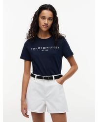 Tommy Hilfiger - Logo Crew Neck T-shirt - Lyst