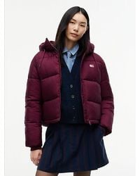 Tommy Hilfiger - Tommy Jeans Ripstop Hooded Puffer Jacket - Lyst