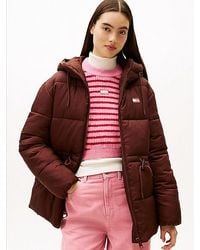 Tommy Hilfiger - Ripstop Hooded Puffer Jacket - Lyst