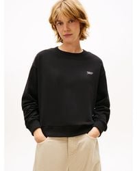 Tommy Hilfiger - Athleisure Metallic Logo Relaxed Sweatshirt - Lyst