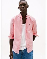 Tommy Hilfiger - Camisa De Corte Regular Con Diseño De Rayas - Lyst
