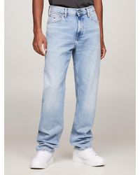 Tommy Hilfiger - Ethan Relaxed Straight Faded Jeans - Lyst