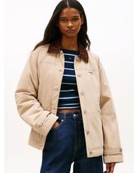 Tommy Hilfiger - Tommy Badge Corduroy Collar Chore Jacket - Lyst