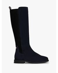 Tommy Hilfiger - Overknee Laars Van Suède - Lyst