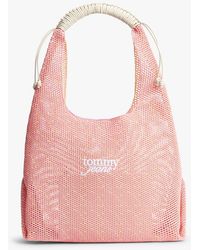 Tommy Hilfiger - Woven Hobo Bag - Lyst