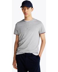 Tommy Hilfiger - Signature Tipped Cuff Slim T-shirt - Lyst