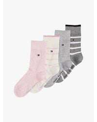 Tommy Hilfiger - 4 Pack Breton Stripe Socks - Lyst