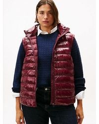 Tommy Hilfiger - Curve Waterafstotende Slim Donsbodywarmer - Lyst