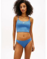 Tommy Hilfiger - Extra Slim Fit Tankini-Top Mit Crinkle-Look - Lyst