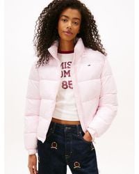 Tommy Hilfiger - Packable Shiny Puffer Jacket - Lyst