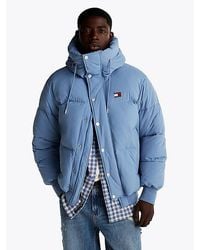 Tommy Hilfiger - Relaxed Fit Puffer-Jacke Mit Kapuze - Lyst